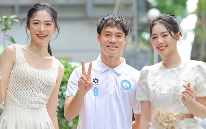 Hot lại ảnh Văn Toàn bẽn lẽn bên 2 Á hậu, bảo sao vẫn độc thân, mong tết đừng ai hỏi bao giờ lấy vợ