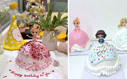 Kịch tính như "mở túi mù", trend bánh kem chảy váy công chúa gây sốt TikTok