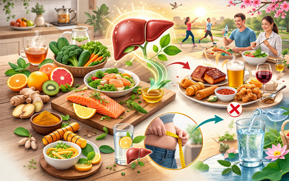 5 thực phẩm nên ăn để phục hồi gan sau chuỗi ngày quá tải vì rượu bia