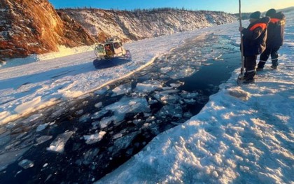 7 thi thể du khách Trung Quốc được tìm thấy dưới lòng hồ Baikal đóng băng