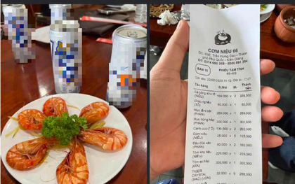 Đĩa tôm sú 6 con giá 300.000 đồng ở Phú Quốc: Động thái của chủ quán, người đăng bài khoá tài khoản