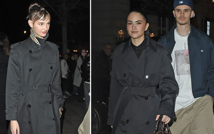 Tình cũ của cậu hai nhà Beckham vội vã "bỏ chạy" sau 20 phút vì đụng độ đàng trai và bạn gái mới