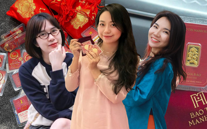 Các mẹ ở Hà Nội dẫn con đến tiệm vàng, trích 75% tiền lì xì để tích sản: Chỉ muốn con hiểu đúng 1 điều!