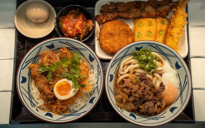 Đi ăn Udon đầu năm, vừa thưởng thức ẩm thực Nhật vừa thử vận may tại Marugame Udon