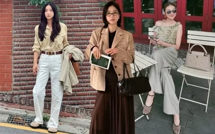 4 công thức trang phục màu trung tính dành cho phụ nữ ngoài 40 tuổi thích lên đồ đơn giản