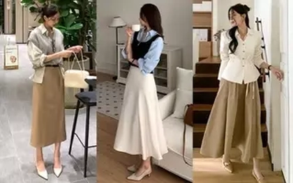Hai mẫu chân váy công sở đang dẫn đầu về độ hot: Tôn dáng cực đỉnh, mặc lên chuẩn thanh lịch