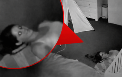 Clip hơn 20 triệu lượt xem: Chồng mở camera xem con ngủ, kinh hoàng khi thấy vợ "mắt trợn trừng", bò lê dưới sàn