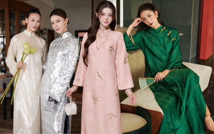 Áo dài Tết tôn da: Chọn đúng gam màu để ngay cả da ngăm đen cũng "ăn hình" tuyệt đối