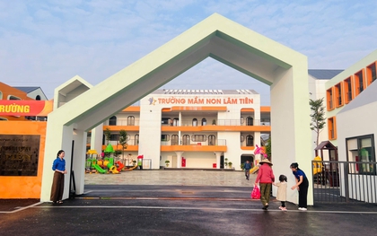 Nhìn cơ sở vật chất HOÀNH TRÁNG, to rộng cỡ này, ai mà nghĩ được: Đây chỉ là một trường mầm non công lập!