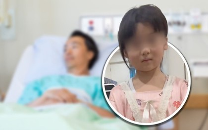 Bé gái 7 tuổi một mình chăm cha trong bệnh viện