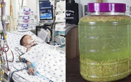 Bé 5 tháng tuổi tổn thương gan nghiêm trọng vì người lớn dùng đũa chấm vào rượu cho bé nếm thử