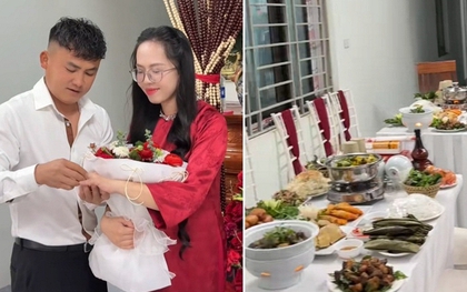 Bị nghi "ly hôn 3 năm còn cưới hỏi lại để nhận vàng khởi nghiệp", cô dâu Thanh Hoá: Mình đang mang thai lần 3!