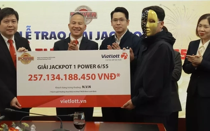 Bất ngờ về người vừa trúng Vietlott hơn 257 tỷ đồng