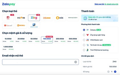 Giải pháp mua thẻ game online uy tín, tiện lợi cho game thủ hiện đại từ Zalopay