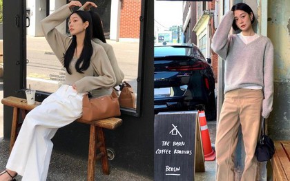 Style của chị em sẽ trẻ trung hẳn ra nhờ 5 công thức mặc quần sáng màu