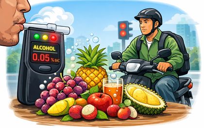 Danh sách hoa quả dễ gây nồng độ cồn 'oan'