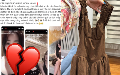 1 vạn người hóng drama: Cô gái "hoàn hàng" chiếc váy đã mặc, tráo mẫu rồi đổ tội cho shop giao sai