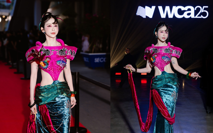 Không nhận ra Châu Tuyết Vân ở WeChoice Awards: Visual "bùng nổ" khoe trọn vòng eo con kiến, "outfit chặt chém" giữa rừng sao Vbiz