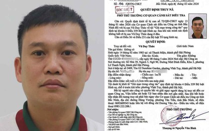 Truy nã đặc biệt Vũ Duy Thức SN 1983