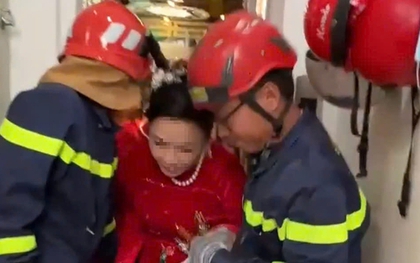 Cô dâu, chú rể ở TPHCM bị mắc kẹt thang máy, cảnh sát nhanh chóng hỗ trợ để kịp giờ đón dâu