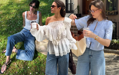 Hội mặc đẹp nhất thế giới bình chọn: Đây là chiếc áo sành điệu nhất để mặc cùng quần jeans