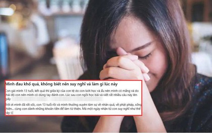 Đọc 6 chữ tiếng Anh con gái viết, bà mẹ Hà Nội sốc nặng: "Mình đau khổ quá, không biết nên suy nghĩ và làm gì lúc này"