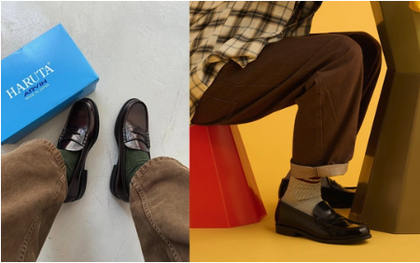 Haruta Loafers: Mẫu giày học sinh trăm năm tuổi của Nhật khiến nam giới bỏ bê tất cả sneakers