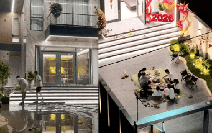 Cặp vợ chồng trẻ ở Thái Nguyên khoe nhà mới đẹp long lanh, dân tình lập tức "cảnh báo" một chi tiết ngay góc sân