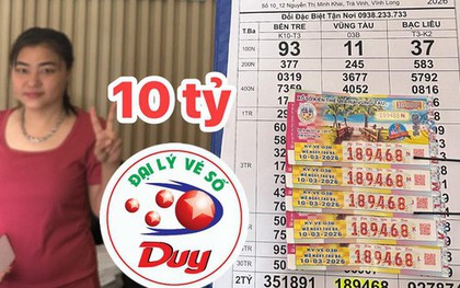 Xổ số miền Nam: Chiều 12-3, xuất hiện 11 vé trúng giải độc đắc