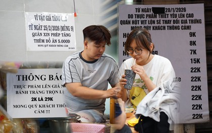 Sau 3 năm giữ giá, quán quen dán bảng tăng 2.000: "Thà thẳng thắn dán bảng để khách biết trước còn hơn tăng âm thầm"