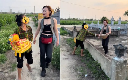 Đóng giả khách Hàn đòi bà cô dẫn đi khám phá nghĩa trang, diễn biến sau đó hút 10 triệu lượt xem