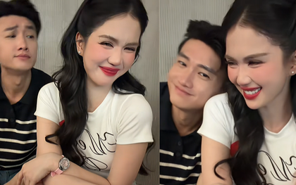 Quốc Trường tựa vai tình tứ bên Ngọc Trinh