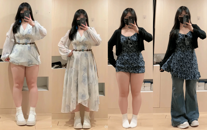 Cô nàng mũm mĩm nhận 100.000 like nhờ mặc đẹp, lại có chiêu che khuyết điểm "chân voi" đỉnh nóc