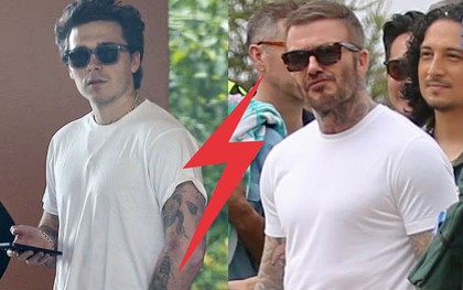 Định mệnh trêu ngươi: Bố con David Beckham - Brooklyn ở cùng khách sạn, cách nhau vài bước chân nhưng không hề hay biết