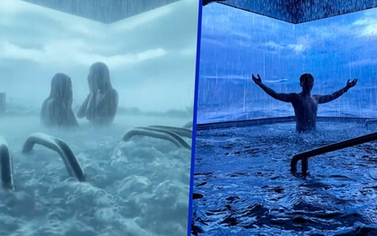 Trung Quốc xuất hiện spa “tắm bão tố” gây sốt: Sấm chớp, mưa lớn và sốc điện trong bể tắm