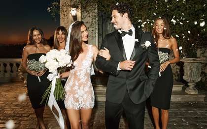 Khi Kim Kardashian làm "bà mai": BST cưới của SKIMS lo từ lễ đường đến tận phòng ngủ