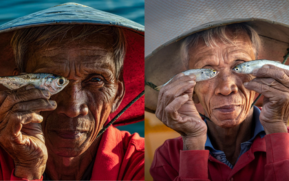 Nghi vấn sao chép quanh "bức ảnh chụp ngư dân Hội An cầm hai con cá thắng giải quốc tế"