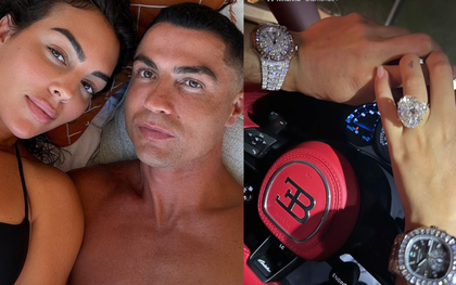 Đẳng cấp tỷ phú: Ronaldo lái "quái thú" 320 tỷ đi hẹn hò bạn gái "nghèo", đeo đồng hồ bằng giá cả căn biệt thự