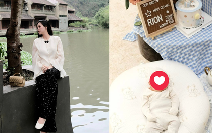 Thành Chung gây "ngỡ ngàng" khi công khai con trai thứ 2, nàng WAG Ngô Tố Uyên "lột xác" thần tốc sau sinh mới choáng