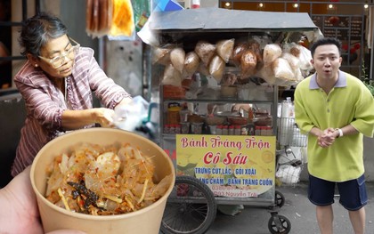 Xe bánh tráng được Trấn Thành review bị tố tăng giá đột ngột, chủ đáp trả: "Bà đâu có ép!”