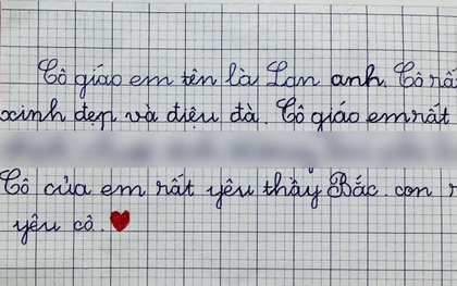 Học sinh tả cô Lan Anh "yêu thầy Bắc", viết thêm 1 câu mà cô khoá luôn trang cá nhân!