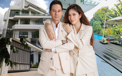 Lý Hải - Minh Hà ở biệt thự ngoại thành triệu đô: Sang chảnh như resort 6 sao, chill đến mức không muốn quay về thành phố