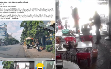 Nam thanh niên bị đánh chảy máu đầu khi ngồi trong quán cơm ở TP.HCM