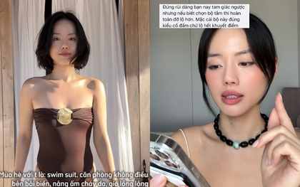 Cô Em Trendy "var căng" khi chê hõm hông lúc diện đồ tắm