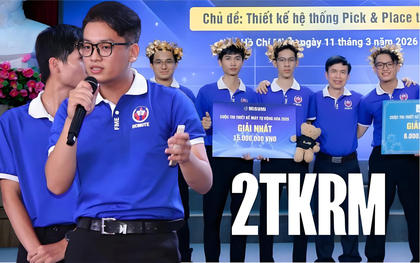 Gặp nhóm 5 chàng trai giành giải Nhất tại cuộc thi Thiết kế Máy tự động hóa 2026: 48 giờ không ngủ và 6 tuần bứt tốc
