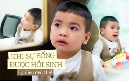 Bé trai 3 tuổi từng bị tiên lượng chết não, sống đời thực vật sau đuối nước: Khoảnh khắc gọi "mẹ" sau 10 ngày điều trị oxy cao áp khiến triệu trái tim xúc động bật khóc
