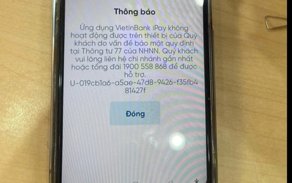 Nhiều người tá hóa vì bất ngờ bị khóa ứng dụng ngân hàng