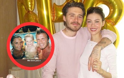 "Tiêu chuẩn kép" của Brooklyn Beckham: Chê bố mẹ "giả tạo" khi chúc sinh nhật trên MXH, nhưng khoe lời chúc công khai của vợ xuất thân nhà tỷ phú