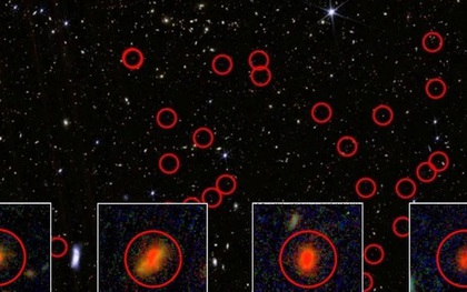 Điều gì đằng sau bức ảnh vũ trụ chi chít chấm đỏ?