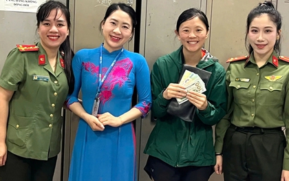 Nữ du khách Mỹ bỏ quên ví chứa hàng ngàn USD ở sân bay Đồng Hới